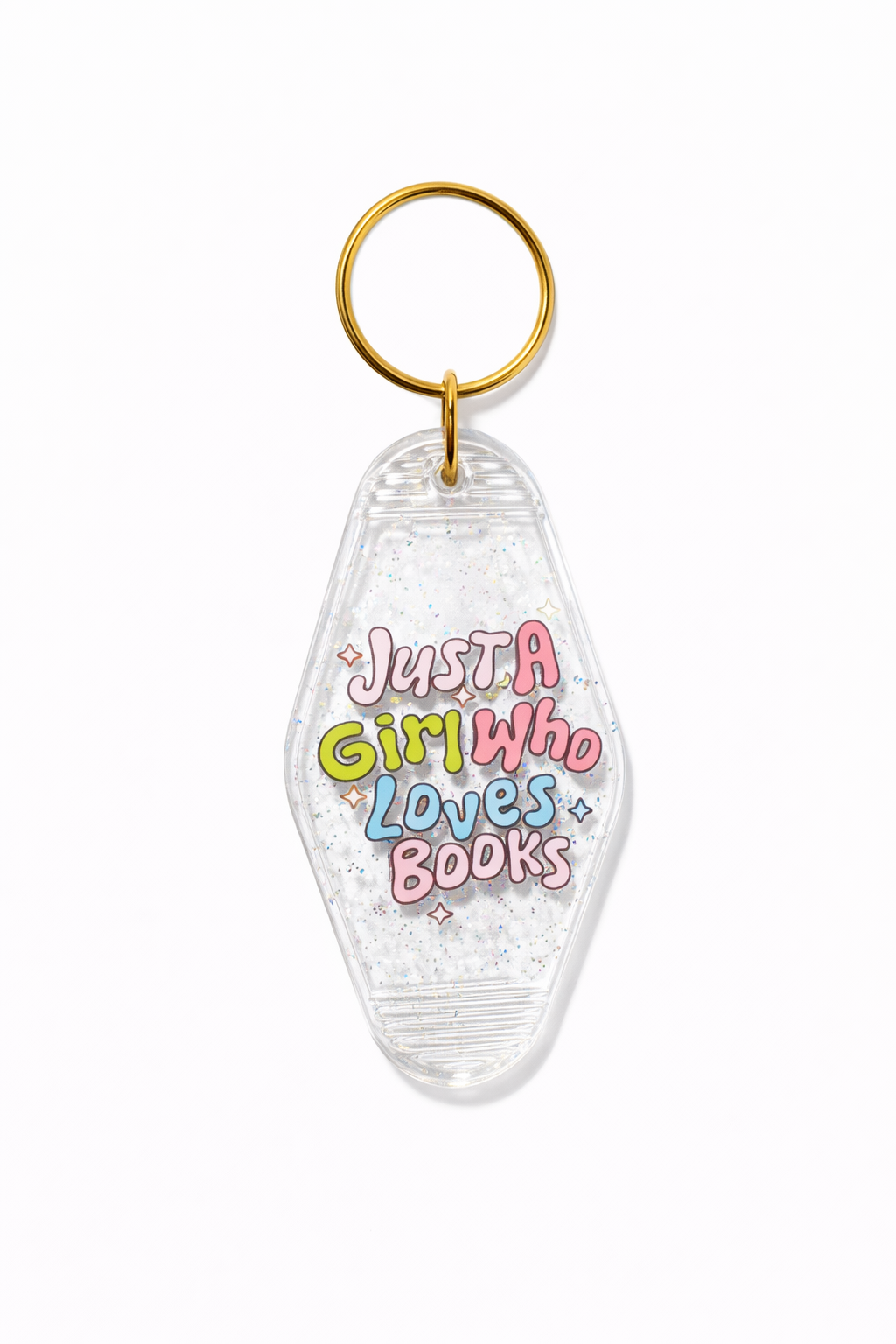 Just A Girl Who Loves Books KeyChain