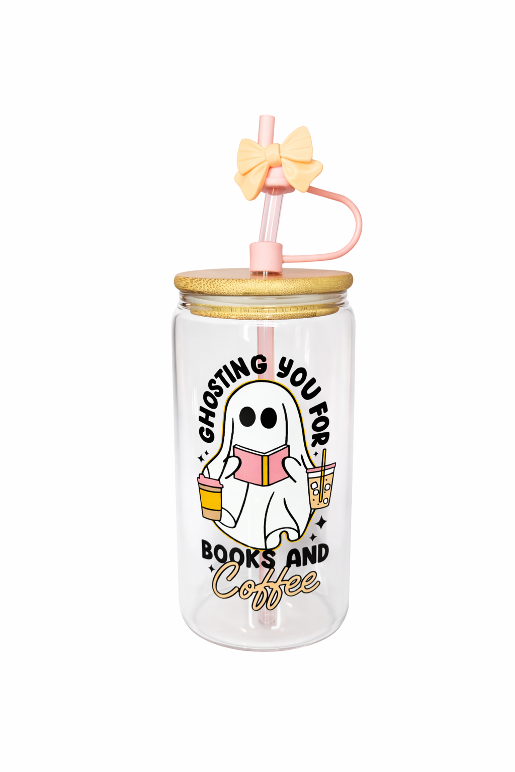 Ghosting you for books 16 O.Z Glass Cup