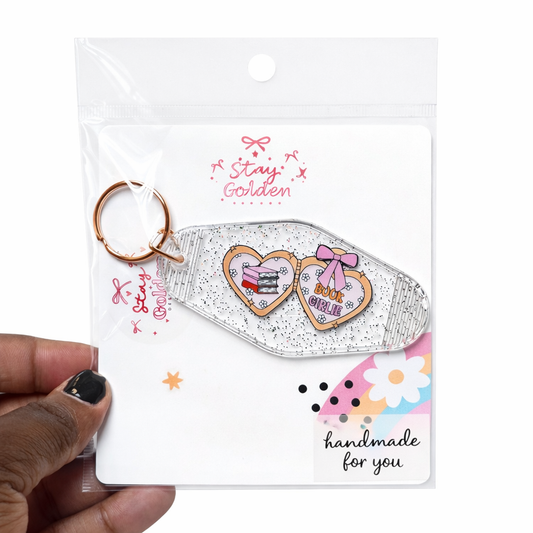 Book Girlie KeyChain