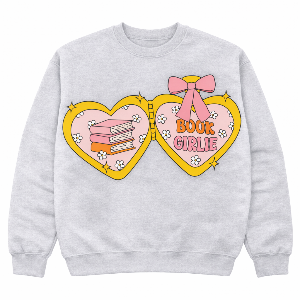 Locked Book Girlie Crewneck