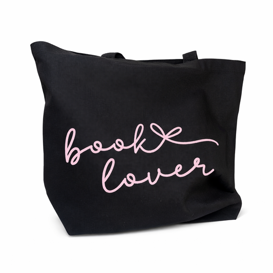 Black and Pink Book Lover Tots