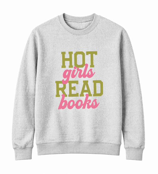 Hot Girls Read Books Crewneck