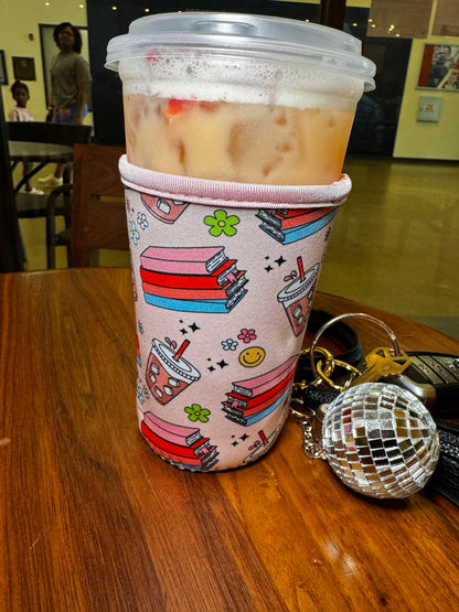 Coffee and Books Coffee Sleeve