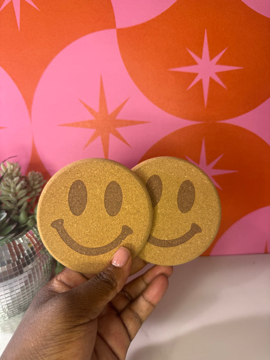 Smiley Face Coasters