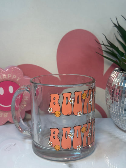 Bookish Glass Coffee Cup