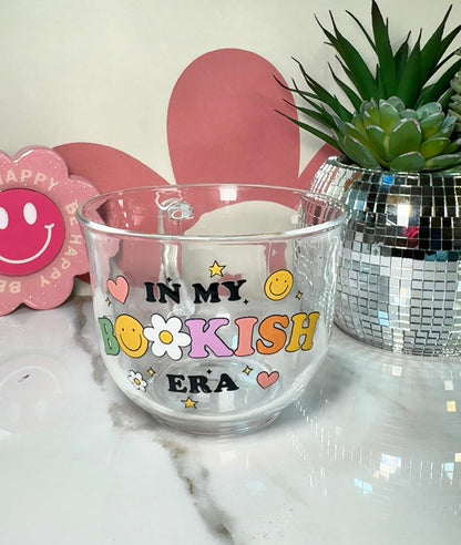 In My Bookish Era Glass Coffee Cup