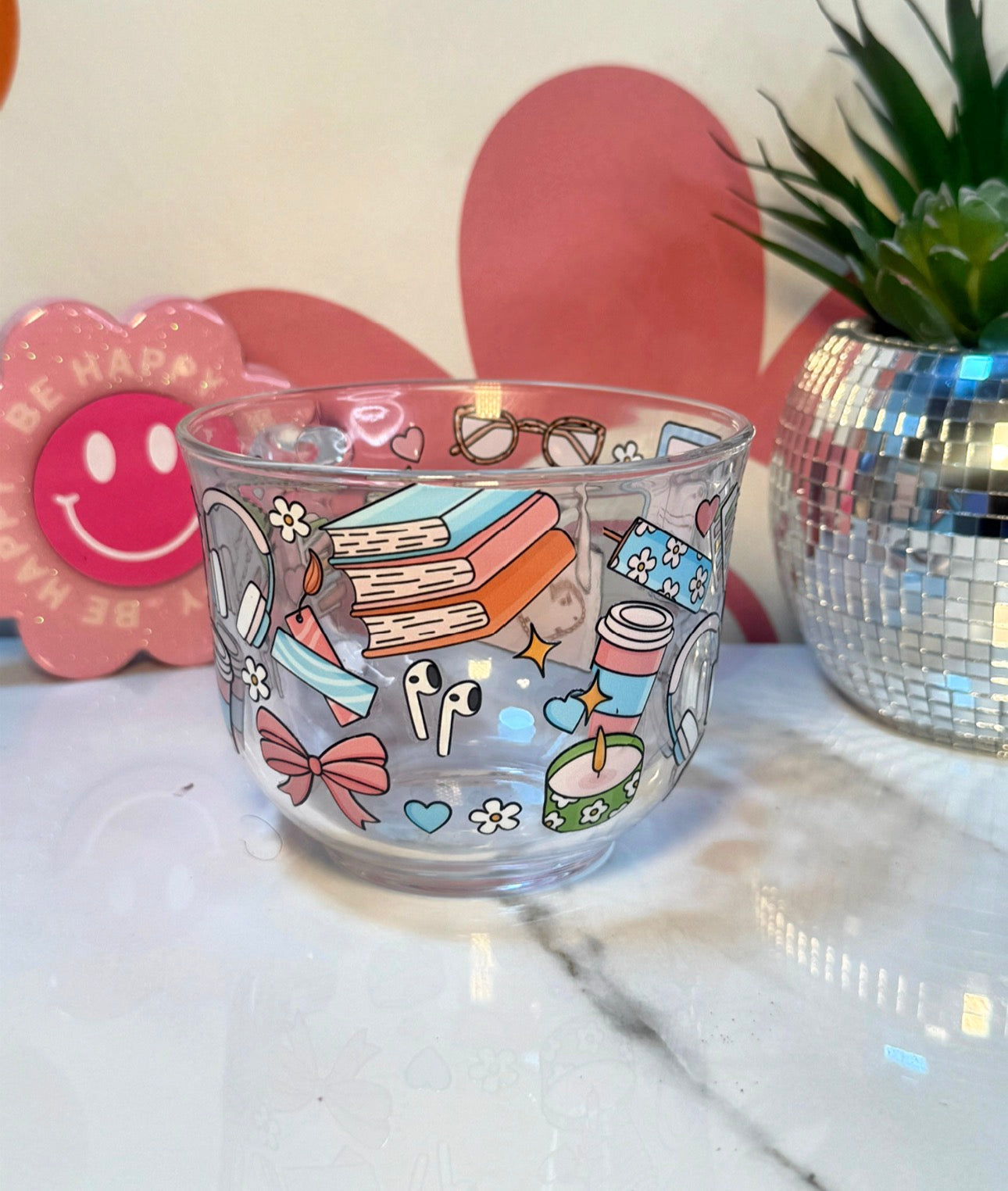 Everything Bookish Glass Coffee Mug