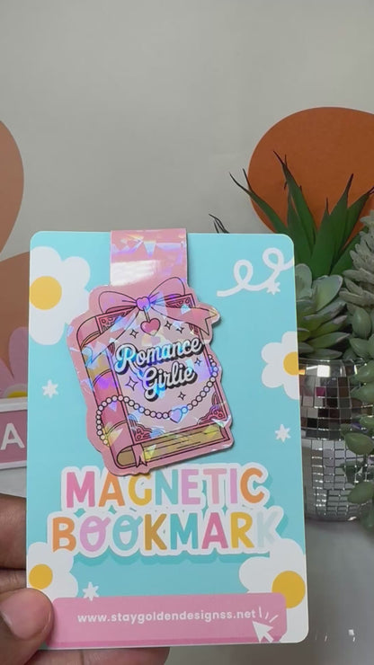 Romance Girlie Magnetic Bookmark