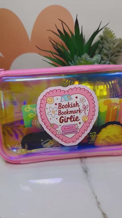 Bookish Bookmark Pouch w/ 2 bookmarks
