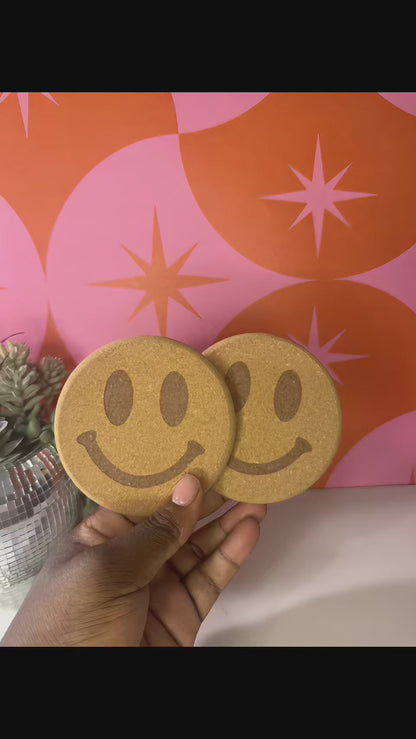 Smiley Face Coasters