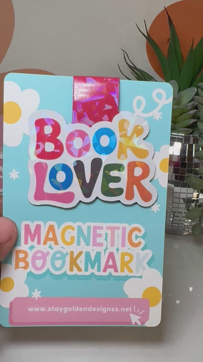 Book Lover Magnetic Bookmark