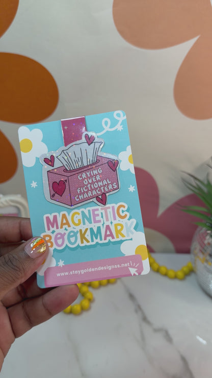 Crying Magnetic Book Mark