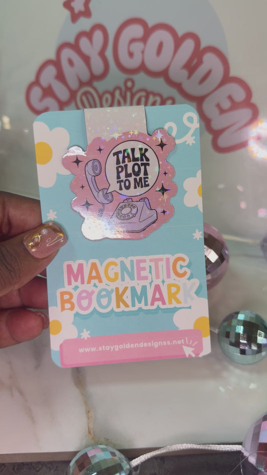 Talk Plot Magnetic BookMark