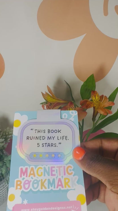 This Book Ruined My Life Magnetic Book Mark