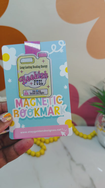 Bookish Fuel Magnetic bookmark