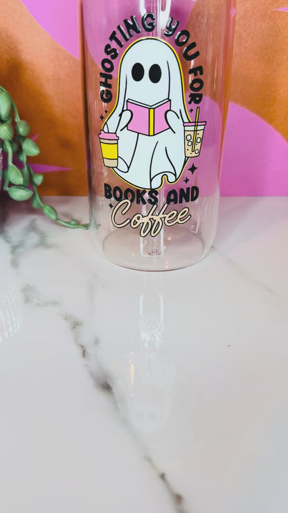 Ghosting you for books 16 O.Z Glass Cup
