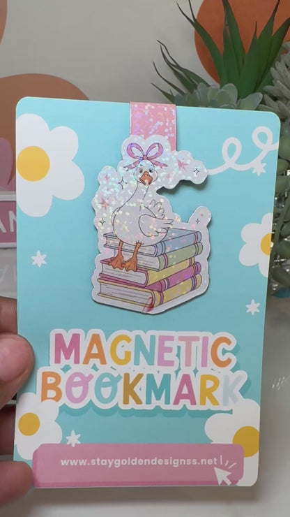 Bookish Duck magnetic bookmark