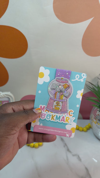 Book Machine Magnetic BookMark