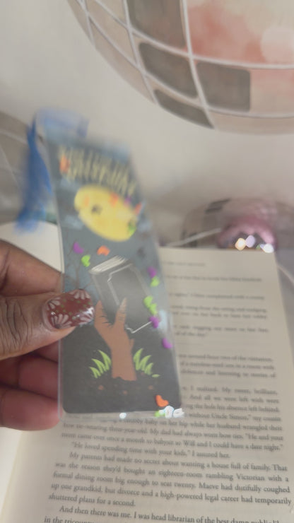 Back From The Cliffhanger Shaker Bookmark