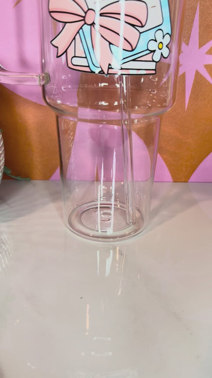 Chaper 5 Kindle 40 OZ Glass Tumbler