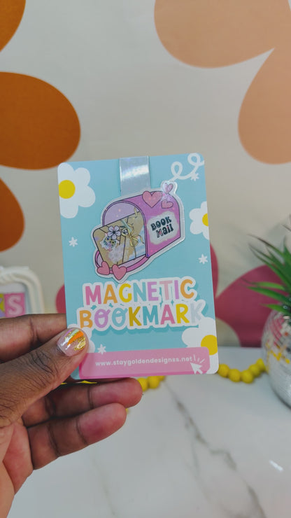 Book Mail Magnetic Bookmark